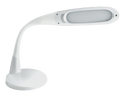 Stretched White Stella Two lamp showing LED bulb